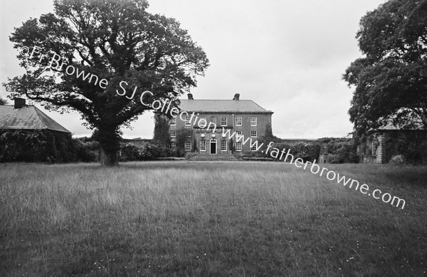 KILSHANNIG HOUSE SOUTH FRONT WITH WINGS FROM TENNIS COURT